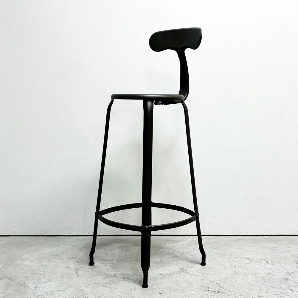 フェールトラヴァイユ FER TRAVAIL ニコルチェア NICOLLE Chair SH80 カウンターチェア スチール マットクリア仕上げ 別注モデル インダストリアル A ●