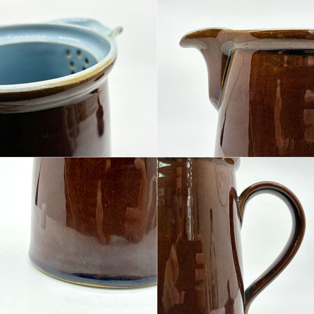 デンビー DENBY コーヒーポット ストーンウェア 食器 UKビンテージ 英国 ●
