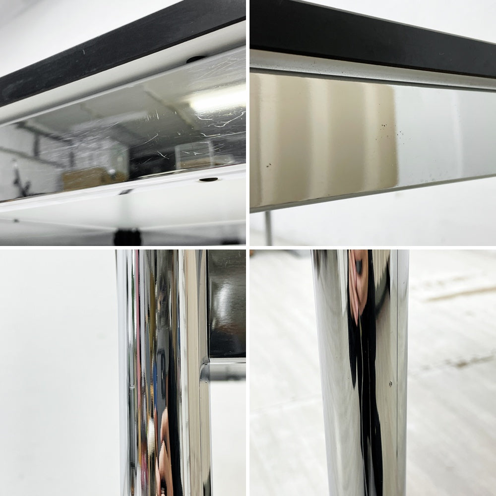 USMハラー USM Haller モジュラーファニチャー ハラーテーブル ワーキングデスク H70cm アジャスター パールグレーラミネート(ホワイト) 高さ調整機能付 スイス A ●