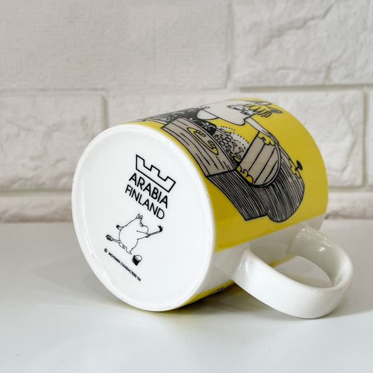 アラビア ARABIA ムーミンマグ MOOMIN スノークのお嬢さん フローレン イエロー 廃番 フィンランド 北欧食器 ◎