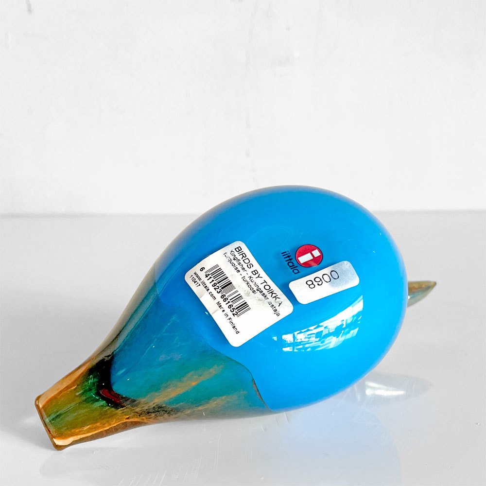 イッタラバード iittala バーズバイトイッカ Birds by Toikka キングフィッシャー Kingfisher ターコイズ 復刻品 オイバ・トイッカ 箱付き 北欧雑貨 ■