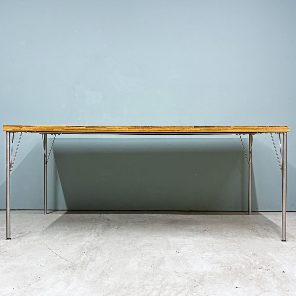 クラッシュゲート CRASHGATE ノットアンティークス Knot Antiques マテリア MATERIA ダイニングテーブル w178cm チェス柄天板 + No.2脚 関家具 ◎