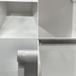 大川家具 大理石調 キッチンカウンター ホワイト W90cm 国産家具 〓