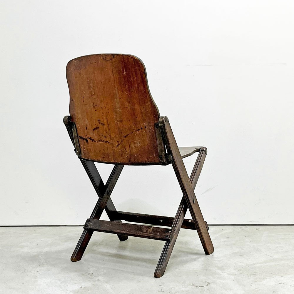 アメリカンシーティングカンパニー AMERICAN SEATING COMPANY フォールディングチェア 折り畳み USビンテージ インダストリアル A ●
