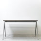 ヘイ HAY ピラミッド テーブル PYRAMID TABLE スモークドオーク コンパスレッグ スチール ベージュ W140cm デンマーク 北欧 美品●
