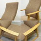 平田椅子製作所 HIRATA CHAIR ポーザハイ POSA Hi ラウンジチェア Lサイズ アッシュ無垢材 ファブリック ベージュ系  諸富家具 ●