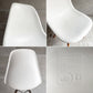 ハーマンミラー Herman Miller × ヴィトラ vitra サイドシェルチェア ポリプロピレン ドゥエルレッグ ホワイト  C&R イームズ ミッドセンチュリー ♪