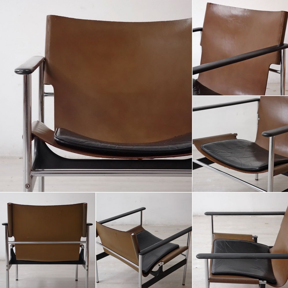 ノール ノル Knoll Model 657 スリングチェア ポロックアームチェア チャールズ・ポロック デザイン ビンテージ 米国 ●