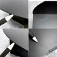 ヘイ HAY スリットテーブル SLIT TABLE XL サイドテーブル ローテーブル ラウンド Φ45cm スチール ブラック 北欧 デンマーク モダン B ●