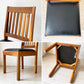 レグナテック LEGNATEC リーヴス Leaves ダイニングチェア ウォールナット無垢材 PVCレザー ブラック ￥52,800- B ★