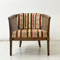 ドレクセルヘリテイジ DREXEL HERITAGE トライユン TRIUNE アップホルスタリーチェア UPHOLSTERY CHAIR ラタン張り USビンテージ B ●