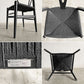 カールハンセン＆サン Carl Hansen & Son CH24 Yチェア ビーチ材 ブラックラッカー×ブラックペーパーコード 日本仕様サイズ ハンス・J・ウェグナー デンマーク 北欧家具 A 〓