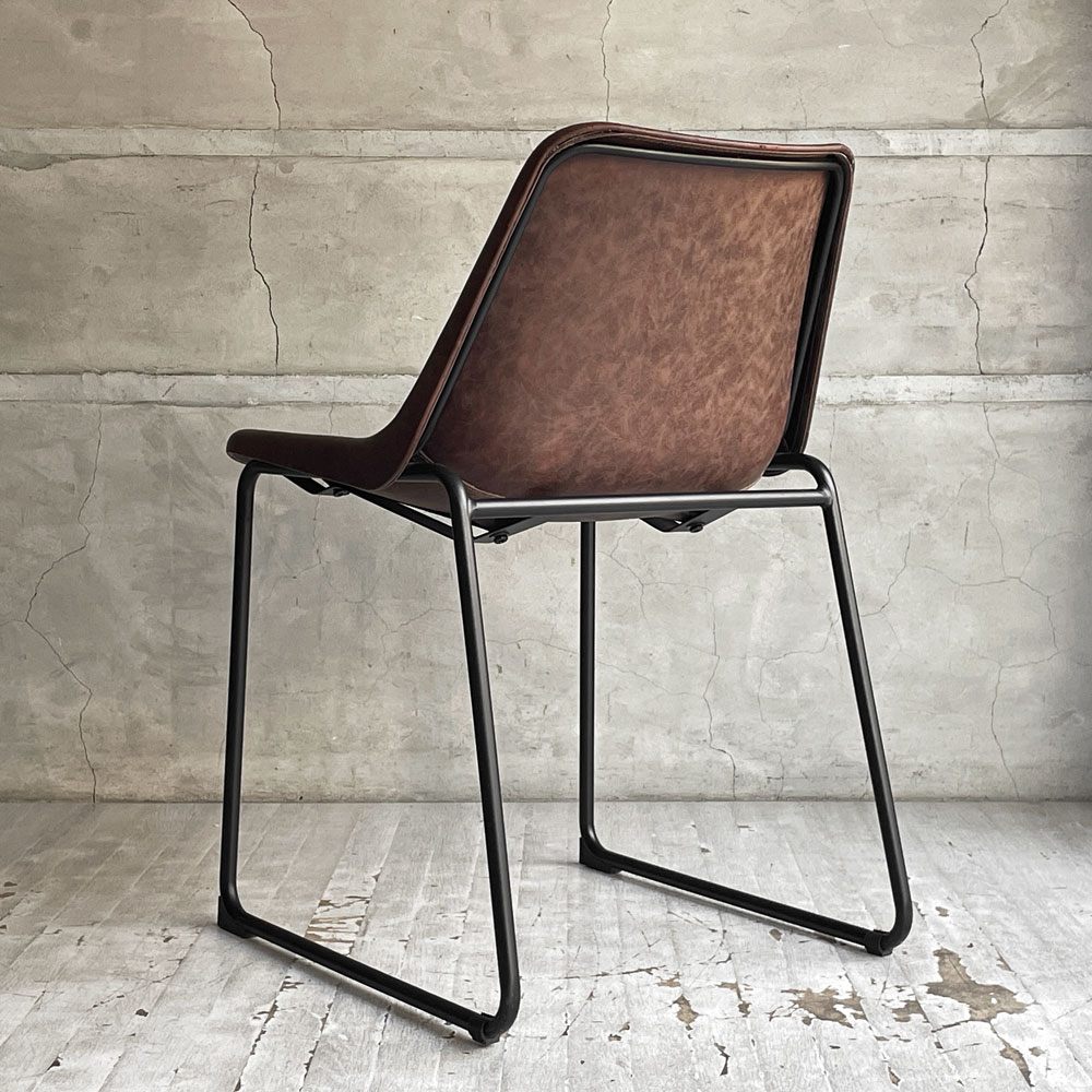 クラッシュゲート CRASH GATE ノットアンティークス Knot antiques ログチェア LOG CHAIR ビンテージモカ MOCHA ダイニングチェア ♪