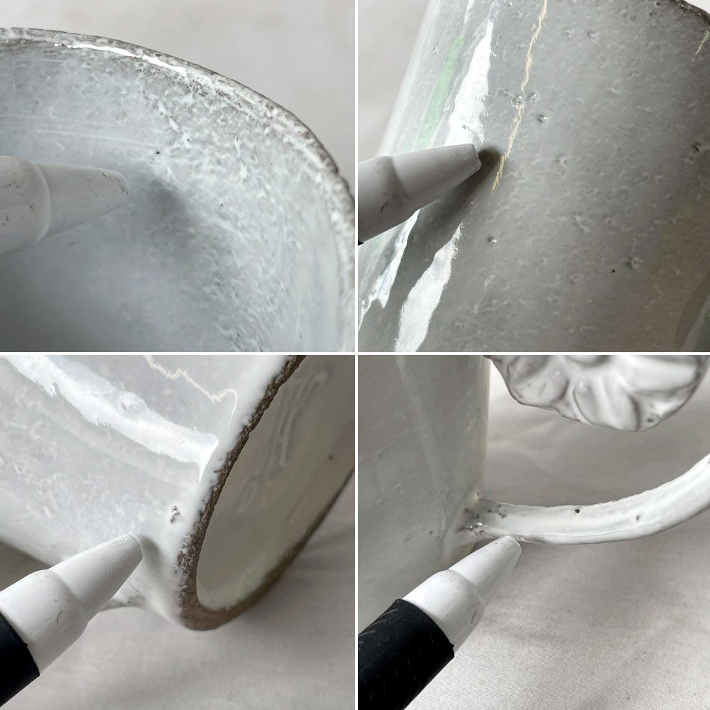 アスティエ・ド・ヴィラット Astier de Villatte エミリー EMILIE コーヒーカップ W15 D7.5 H8 cm フランス 雑貨 ◇