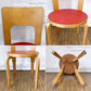 アルテック artek チェア66 CHAIR66 ダイニングチェア レッドリノリウム ビンテージ アルヴァ・アアルト フィンランド 北欧家具 ◎