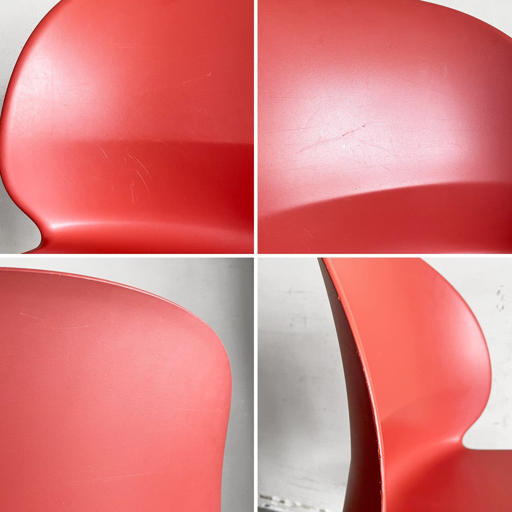 フリッツハンセン Fritz Hansen エヌゼロツー N02 リサイクルチェア キャスターチェア デスクチェア ダークレッド 佐藤オオキ nendo 参考定価￥91,080- ■