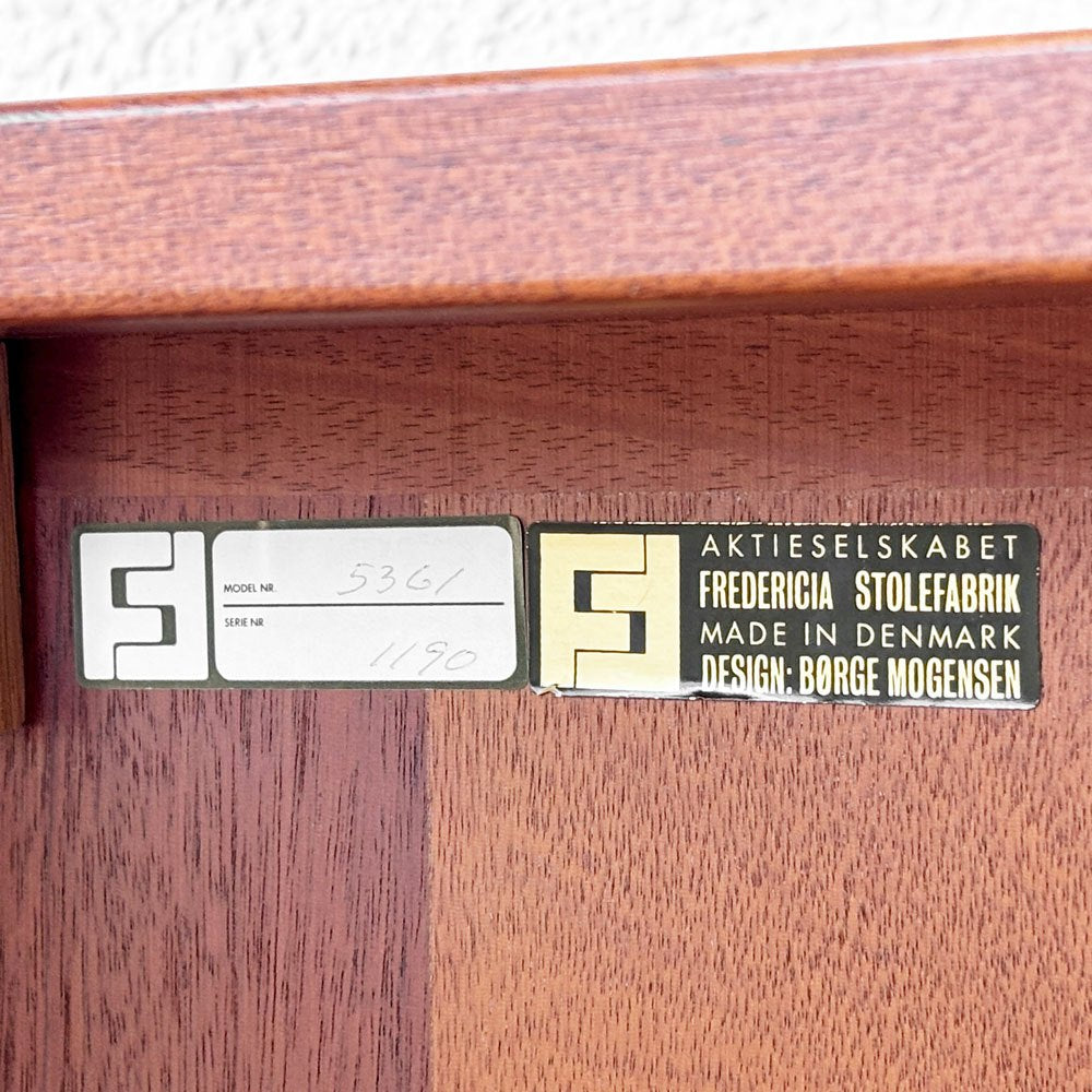 フレデリシア FREDERICIA model 5361 チーク材 サイドテーブル W80cm ボーエ・モーエンセン デンマーク 北欧ビンテージ  ◇