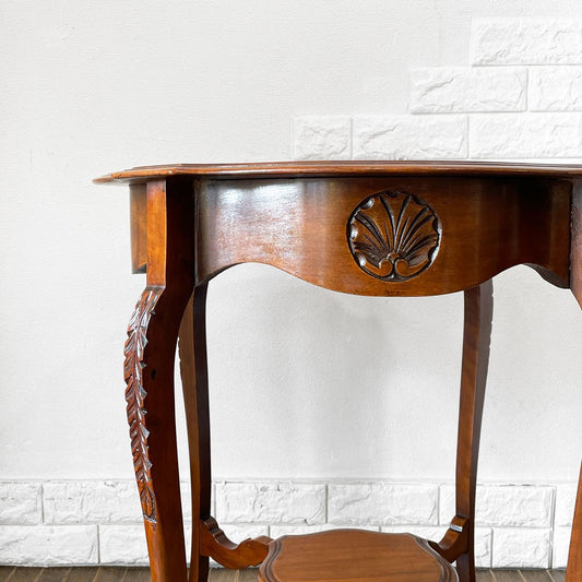 UKビンテージ UK Vintage マホガニー カフェテーブル ラウンドテーブル Φ61cm 英国家具 アンティーク ロイズアンティーク取扱 ◎