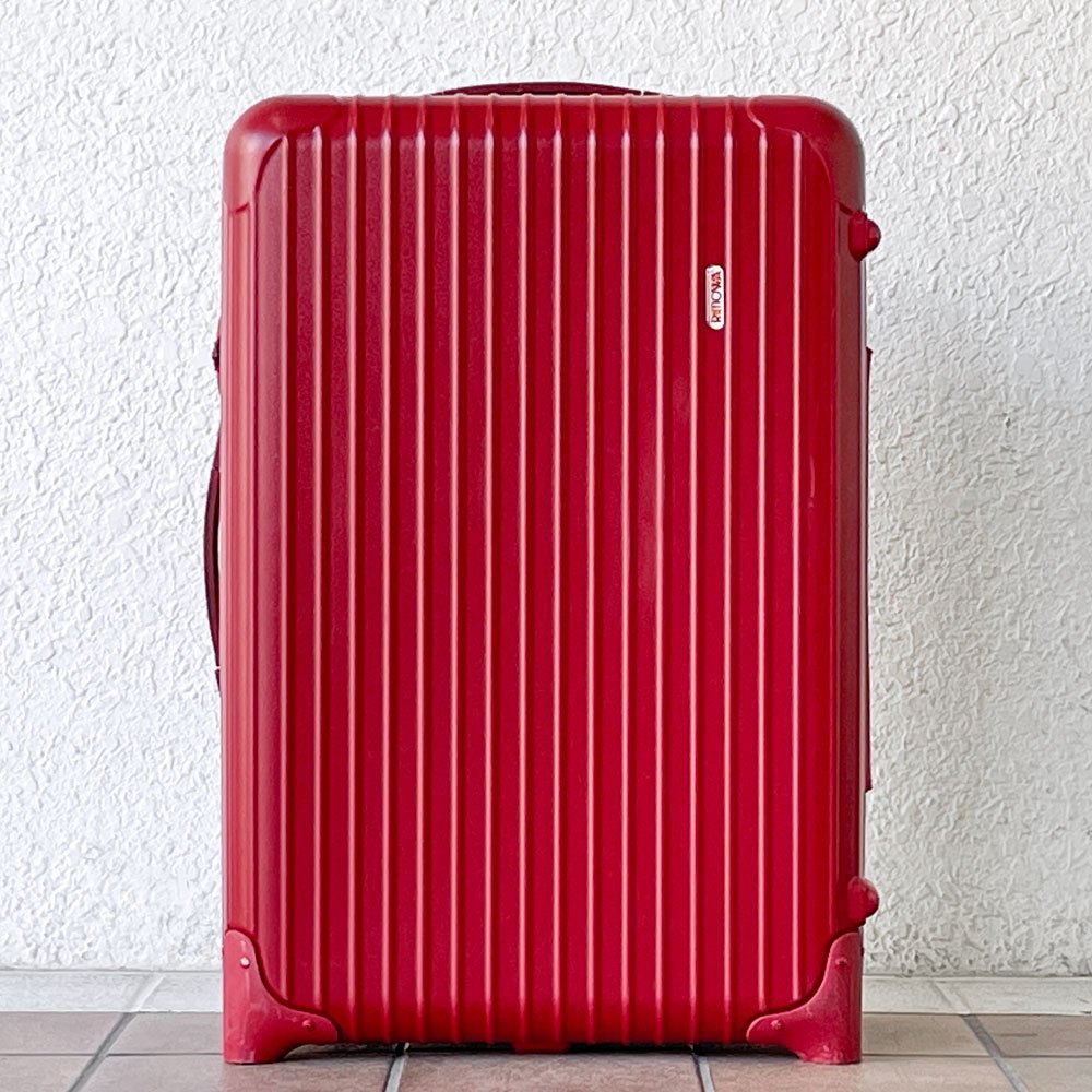 リモワ RIMOWA サルサ SALSA スーツケース ポリカーボネート キャリーバッグ レッド 63L 2輪  ◇