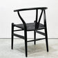 カールハンセン＆サン Carl Hansen & Son CH24 Yチェア ブラックラッカー×ブラックペーパーコード ビーチ材 ハンス・J・ウェグナー デンマーク 北欧家具 日本仕様サイズ B ●