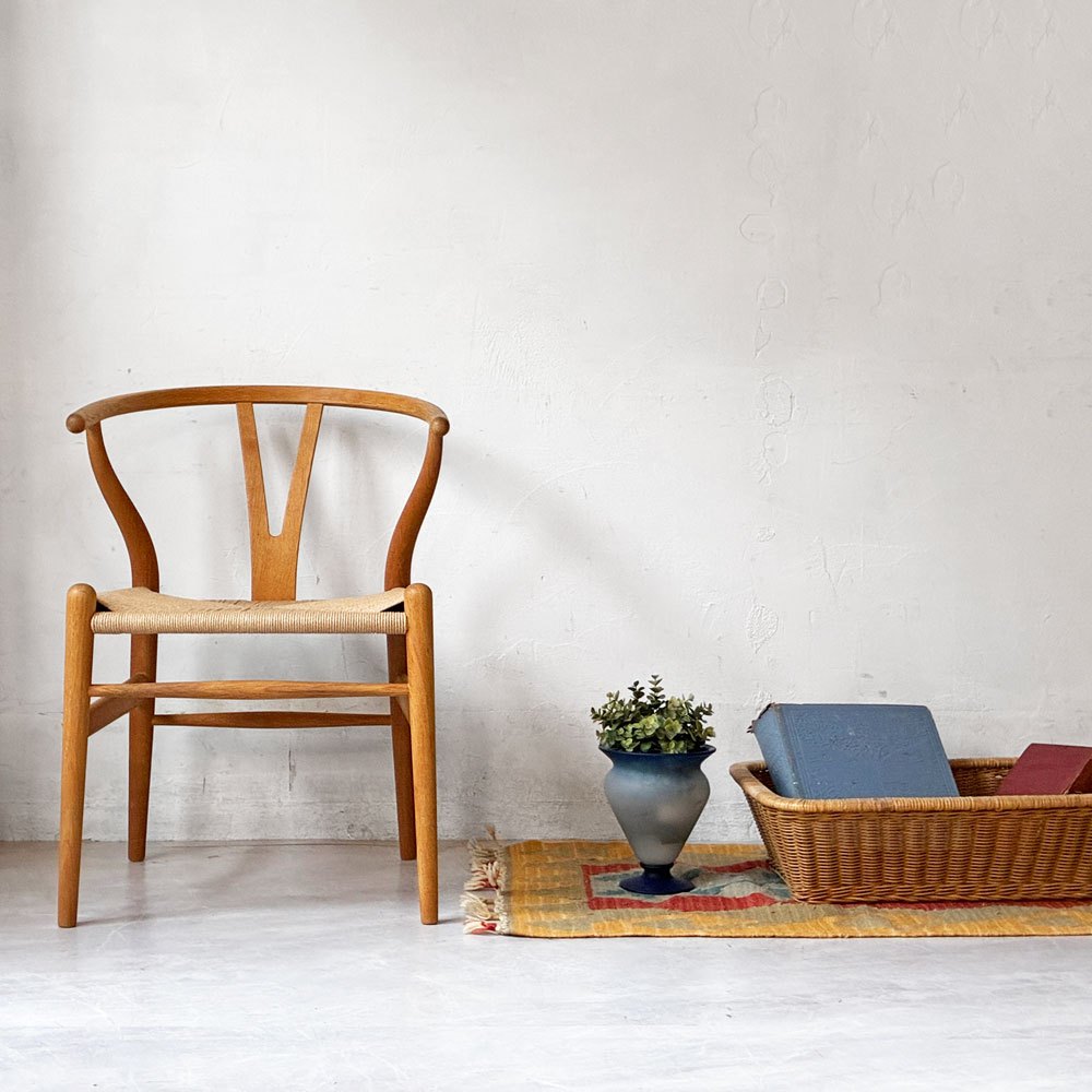カールハンセン＆サン Carl Hansen & Son CH24 Yチェア オーク材 オイルフィニッシュ ハンス・J・ウェグナー 美品 ペーパーコード張替済 日本仕様サイズ ★