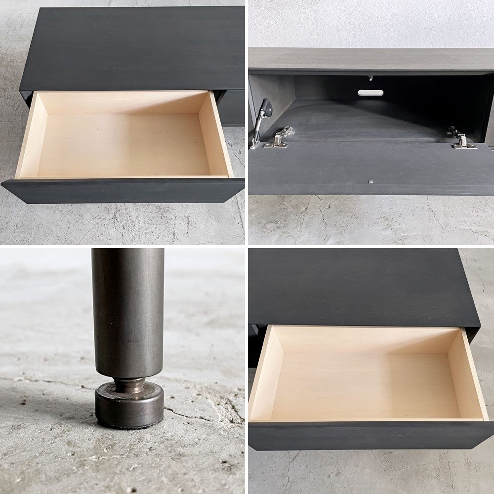 タイムアンドスタイル TIME＆STYLE スタンダードコンポジションキャビネット Standard composition cabinet TVボード AVボード ローボード モダンデザイン 定価￥671,000- 〓