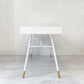 ボーコンセプト Boconcept クパチーノ Cupertino デスク マットホワイト ラッカー仕上げ ナチュラルオーク W140cm 定価 ¥149,900- ★