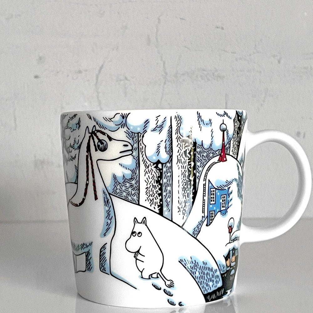 アラビア ARABIA ムーミンマグ MOOMIN スノーホース 2016年 冬限定 トーベ・ヤンソン フィンランド 北欧食器 ■