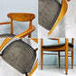 アクメファニチャー ACME Furniture トラッセル アームチェア TRESTLES ARM CHAIR ダイニングチェア ウォールナット ファブリックシート USビンテージスタイル 現状品 A ◎