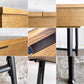 ジャーナルスタンダードファニチャー journal standard Furniture j.s.F リル バニティ デスク LILLE VANITY DESK ドレッサー オーク材 アイアン ボックス付  内蓋 S字フック 欠品 インダストリアル ■