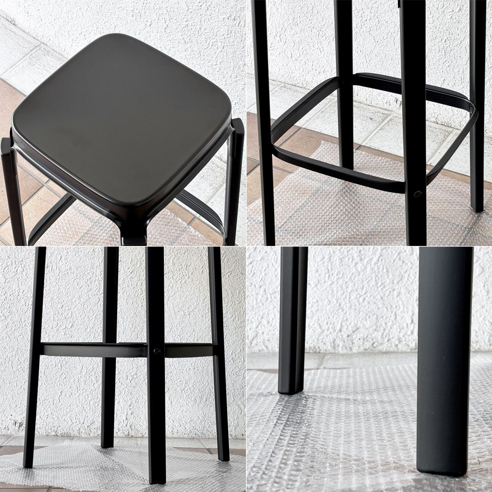 マジス MAGIS スティールウッドスツール Steelwood Stool ビーチ材 スチール ブラック イタリア ロナン＆エルワン・ブルレック 定価¥90,200- 組立検品済 未使用展示品 ◇