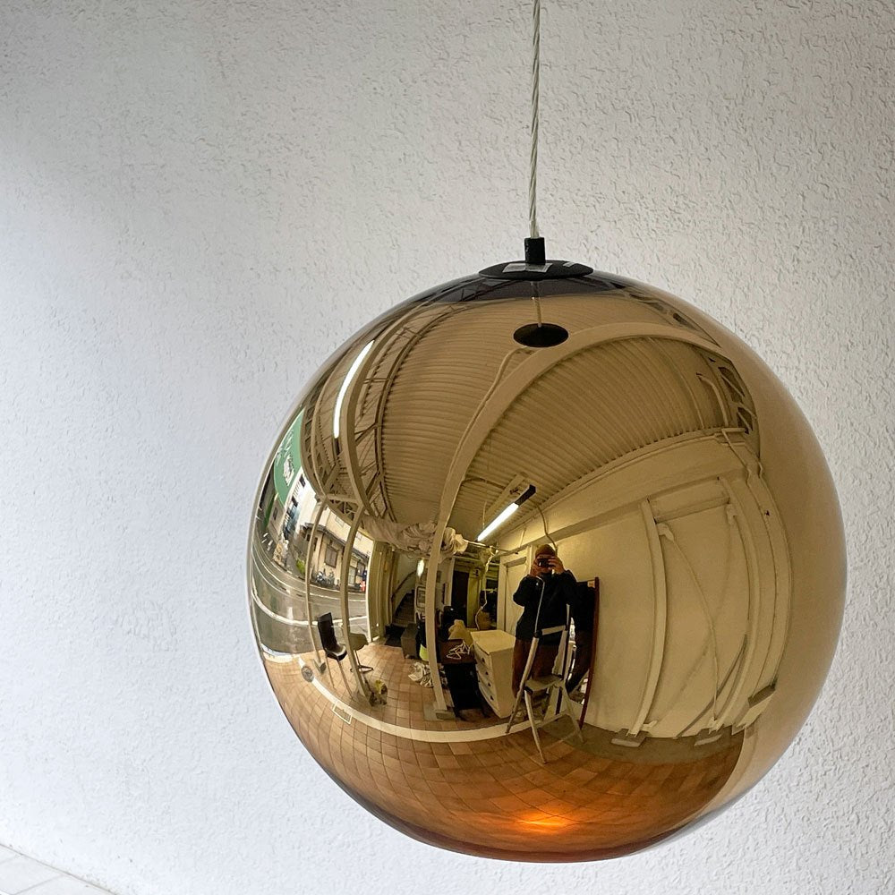 トムディクソン Tom Dixon コッパー ラウンド ペンダントライト 45 Copper Round Pendant ブロンズ 廃番 定価113,000円 ◇