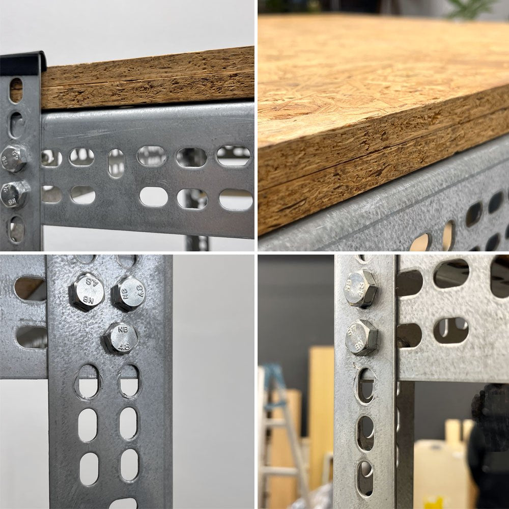 リオン LYON アングルシェルフ SLOTTED ANGLE SHELF ワードローブ シェルフ W140 x D64 x H175cm オーダー仕様 P.F.S取扱 〓