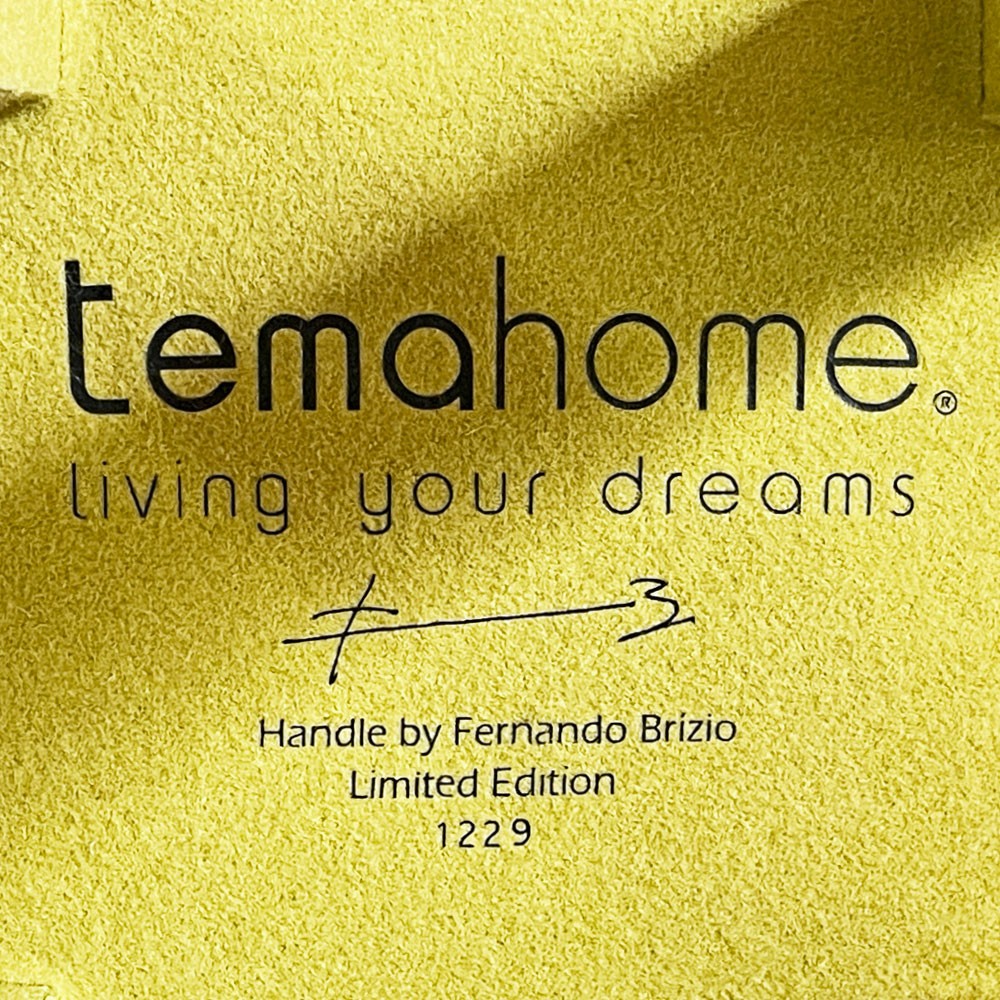 テマホーム TEMA HOME ハンドル Handle スツール フェルト張り イエロー Fernando Brizio ポルトガル ■