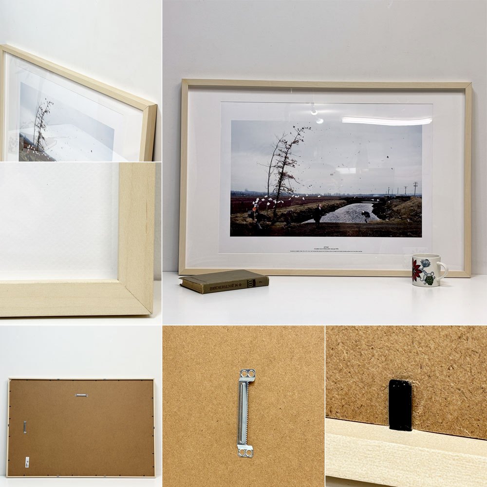 ジェフ・ウォール Jeff Wall ア・サドゥン・ガスト・オブ・ウィンド （アフター・ホクサイ）A Sudden Gust of Wind (after Hokusai) 1993 額装品 ポスター ●