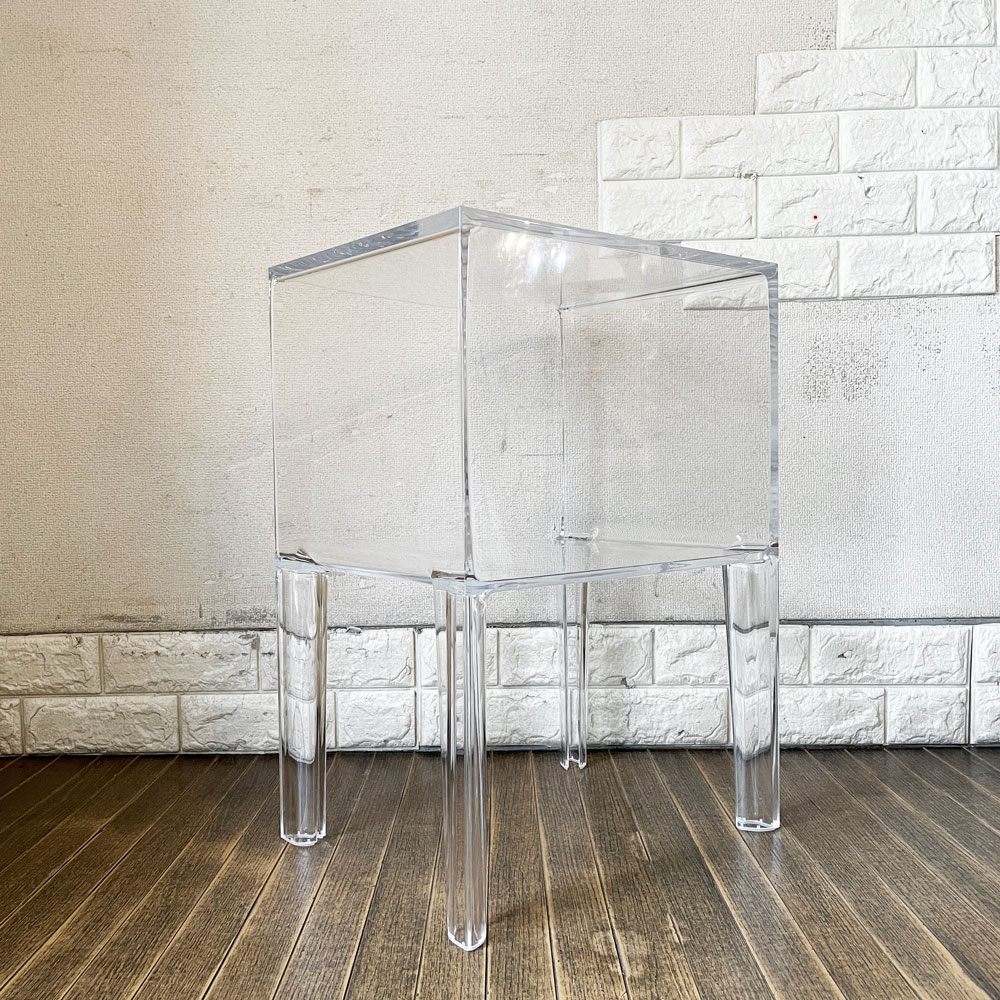 カルテル Kartell スモールゴーストバスター SMALL GHOST BUSTER コンソールテーブル サイドテーブル クリスタル W40cm フィリップ・スタルク 定価￥78,700- ◎