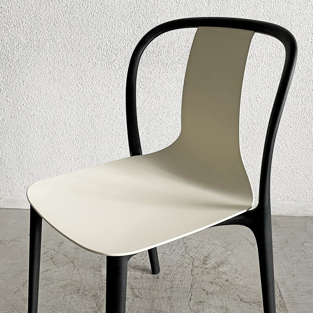 ヴィトラ Vitra ベルヴィルチェア Belleville Chair ダイニングチェア スタッキングチェア クリーム ロナン & エルワン・ブルレック A 〓
