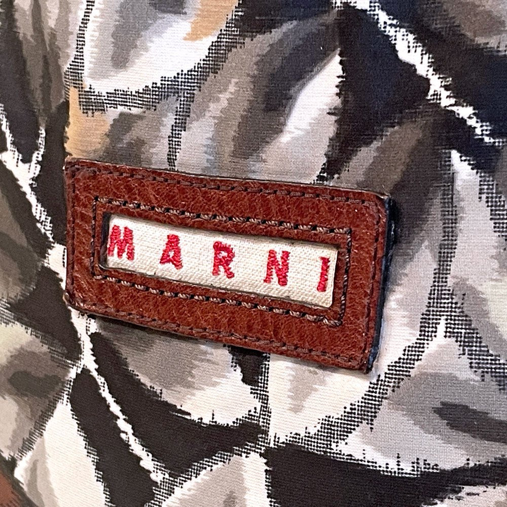 マルニ MARNI マルニマーケット MARNI-MARKET ファブリック クッション フラワープリント 40cm ■