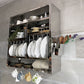 ヘイ HAY インディアンプレートラック INDIAN PLATE RACK  Lサイズ  キッチンラック  ウォールラック 壁掛け ステンレス 北欧 デンマーク 廃番希少 ♪