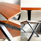 かなでもの KANADEMONO ザ・テーブル THE TABLE デスク ブラックチェリー材 X脚 ブラックスチール W160 x D80cm 定価￥108,000- ■