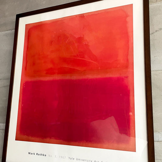 マーク・ロスコ Mark Rothko No.3,1967 ポスター アートフレーム イェール大学アートギャラリー 額装品 ♪