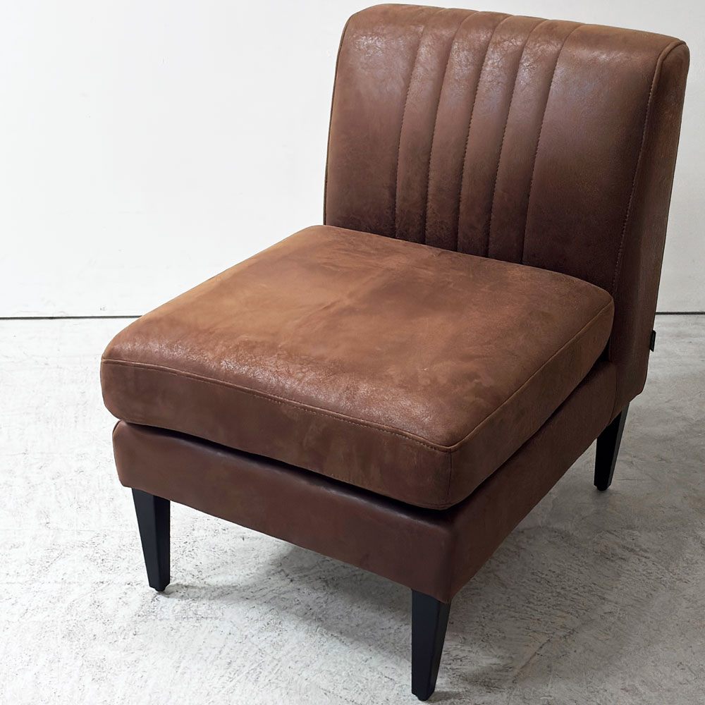 クラッシュゲート CRASH GATE ノットアンティークス Knot antiques グレス GRESS 1Pソファ 1人掛け ラウンジチェア レザーテックス ●