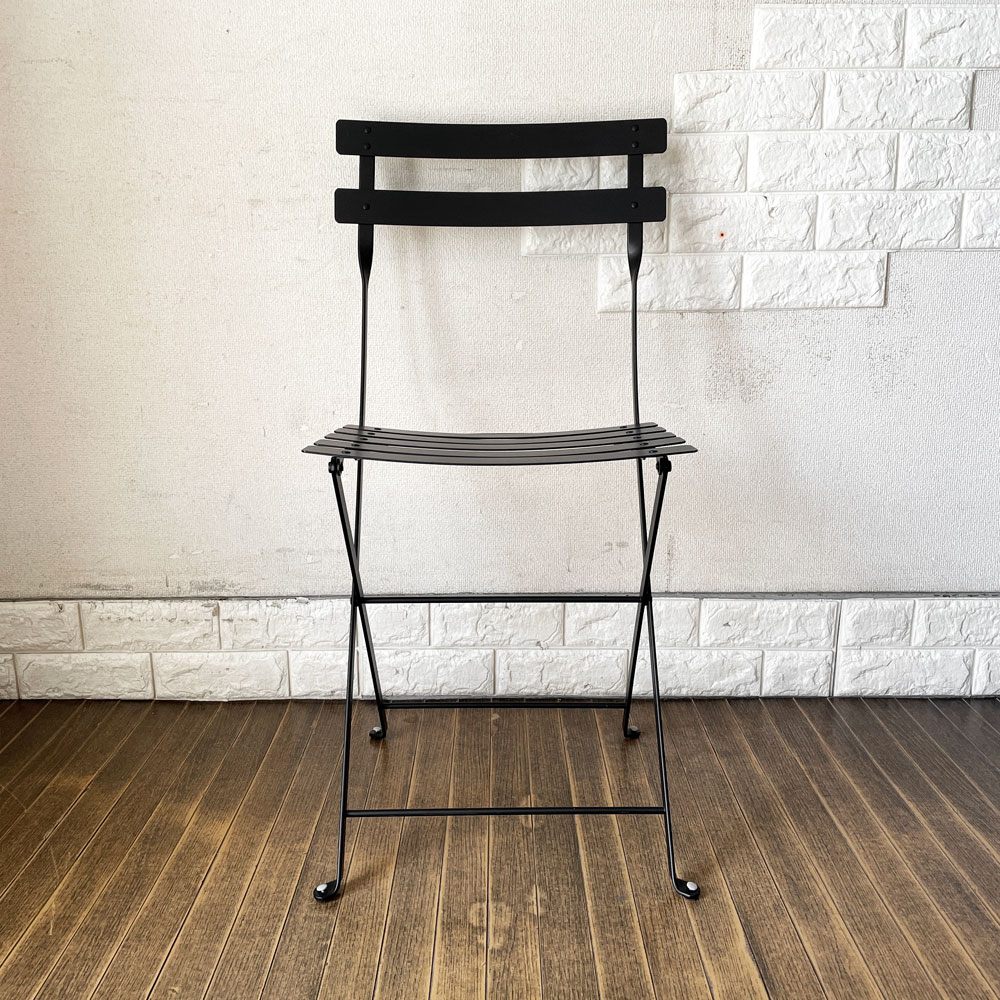 フェルモブ Fermob ビストロ BISTRO メタルチェア METAL CHAIR ガーデンチェア リコリッシュ 折りたたみ フランス 定価￥22,000- ◎