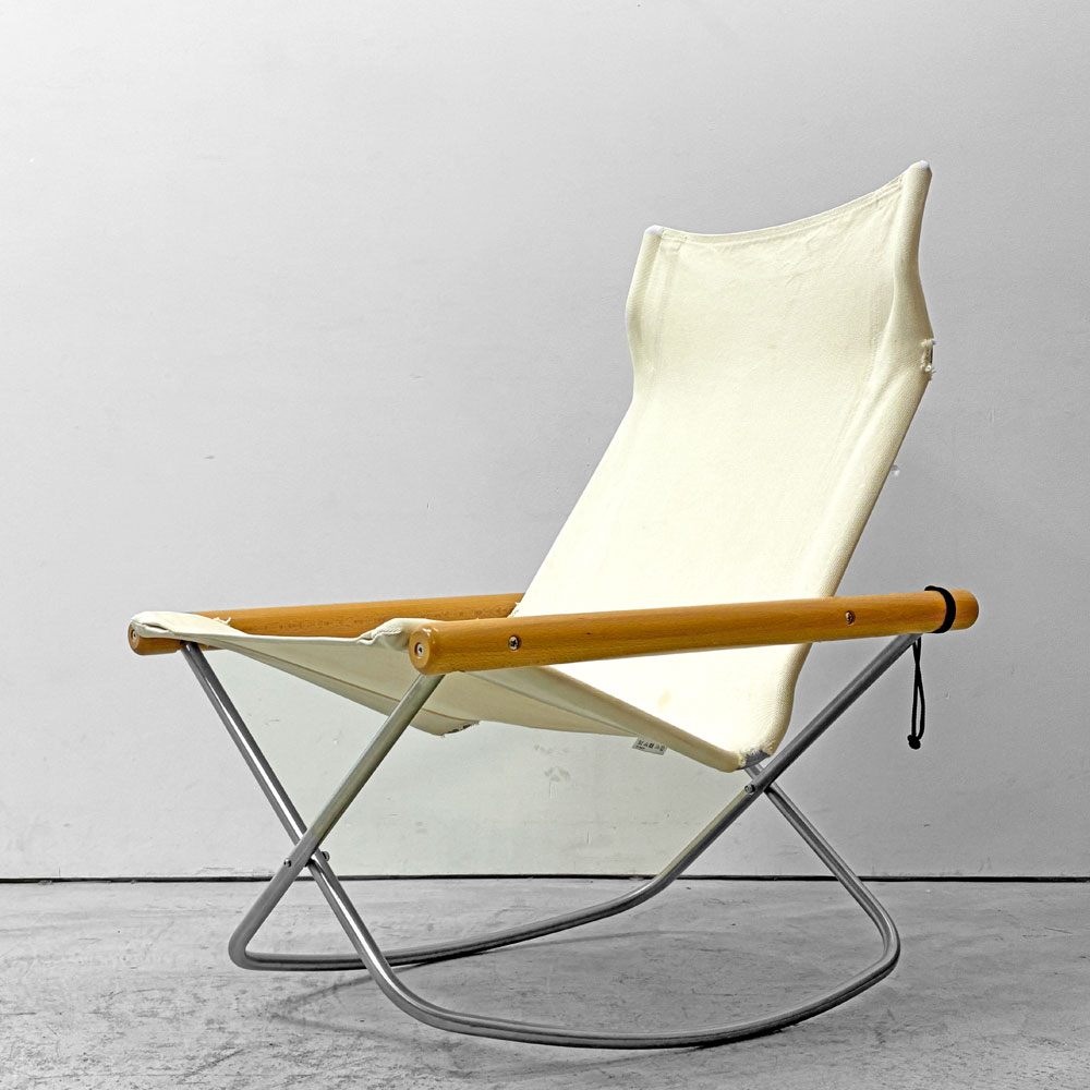 ニーチェア エックス Nychair X フォールディングチェア ロッキングチェア 折り畳み 新居猛 ●