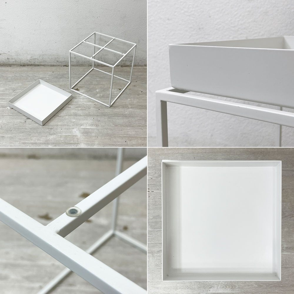 ヘイ HAY トレイテーブル Tray Table S サイドテーブル ホワイト スクエア W30cm デンマーク 北欧家具 定価：38,500円 ●