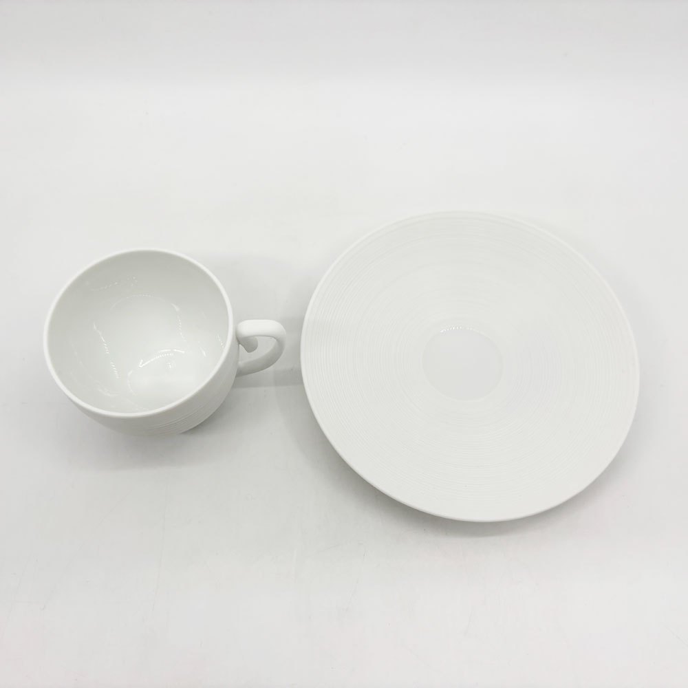 ジャン ルイ コケ JL Coquet エミスフェール Hemisphere コーヒーカップ＆ソーサー 磁器 洋食器 フランス B ●