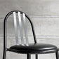 フランスビンテージ French Vintage ステヴァンチェア Stevens Chair モデルC Model C ブラック レザー クッションシート ロベール・マレ＝ステヴァンス 刻印有 B ♪