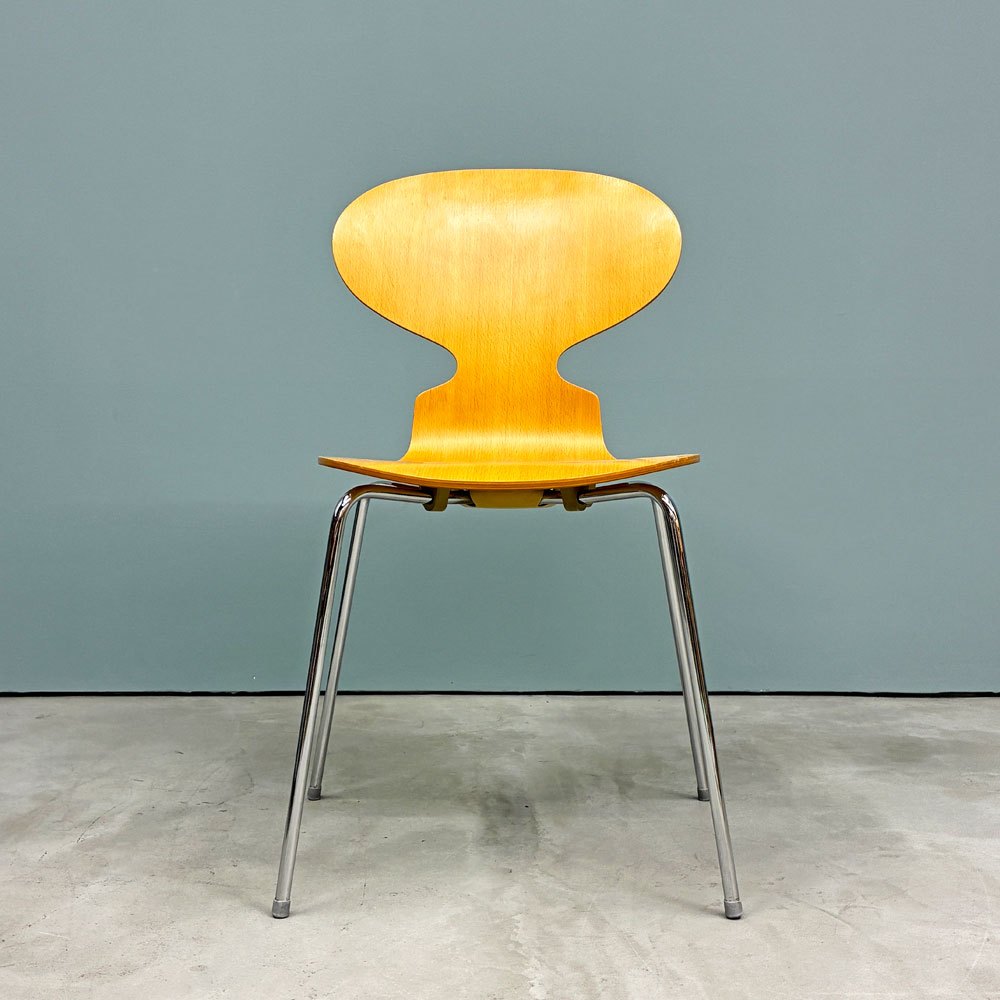 フリッツハンセン Fritz Hansen 3101 アリンコチェア アントチェア 4本脚 ナチュラルビーチ ラッカー仕上げ アルネ・ヤコブセン E ◎