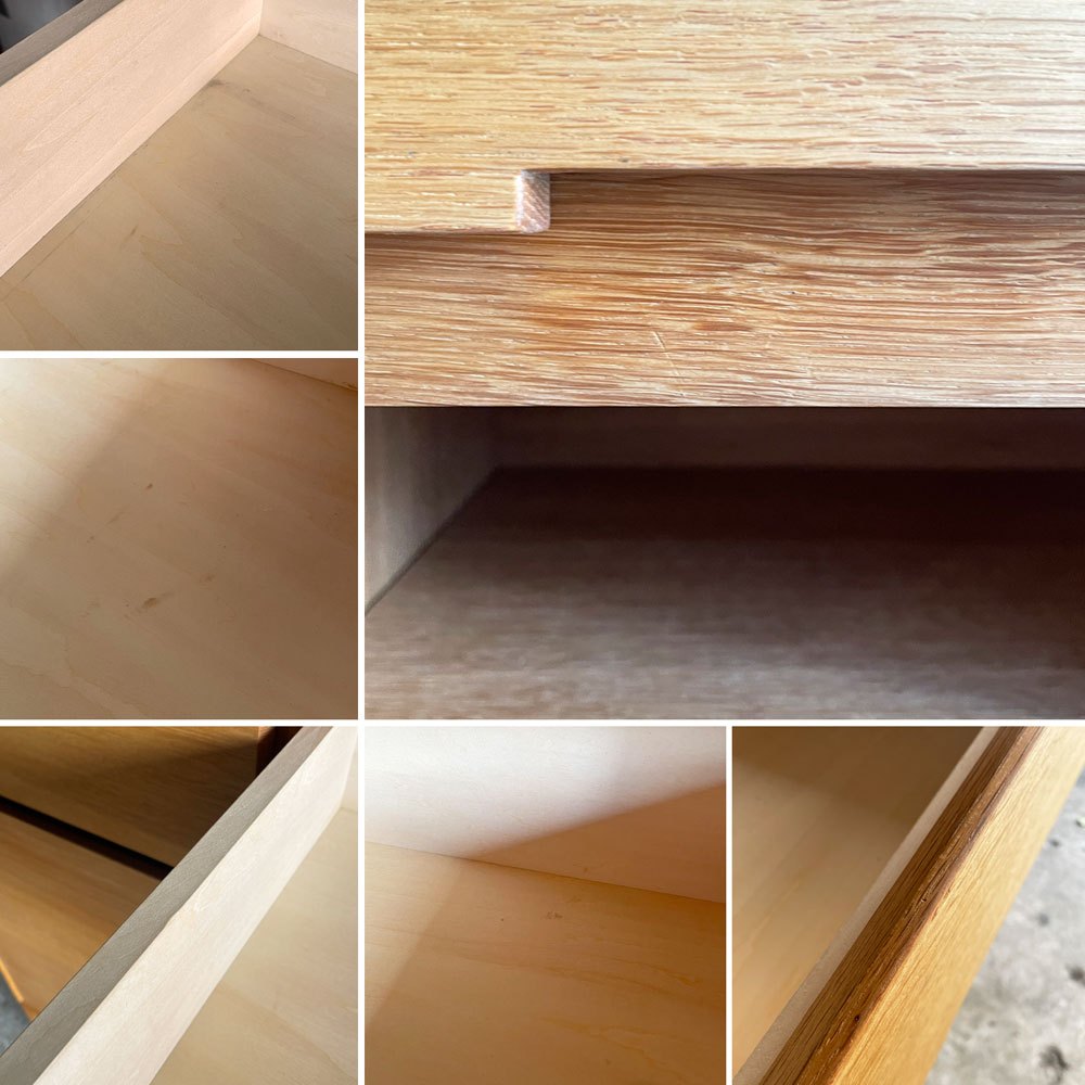 タイムアンドスタイル TIME&STYLE ホリゾンタルコンポジションキャビネット HORIZONTAL Composition Cabinet オーク材 W90cm ナチュラルモダン ■