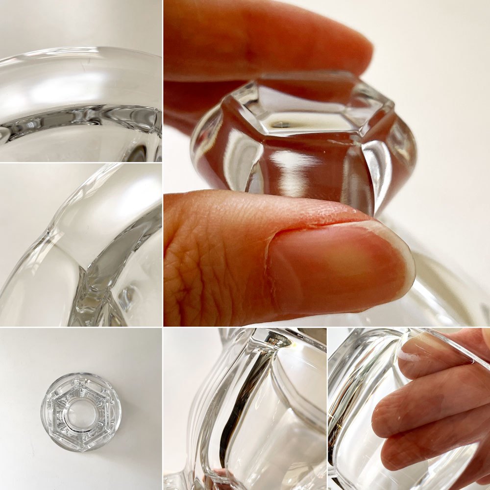 バカラ Baccarat アルクール Harcourt ミズーリ Missouri ジャムジャー シュガーポット Φ13cm スプーン欠品 クリスタルガラス フランス 廃番 ◎